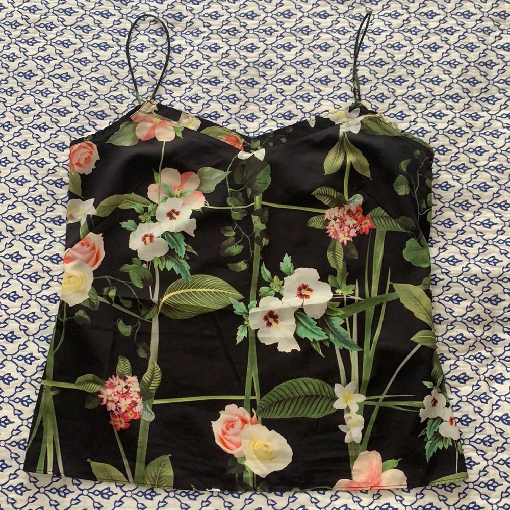 Ted Baker London medium noodle strap top